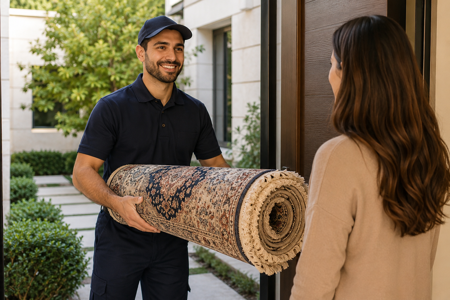 Professional rug pickup and delivery service throughout Ipswich and Brisbane Southside